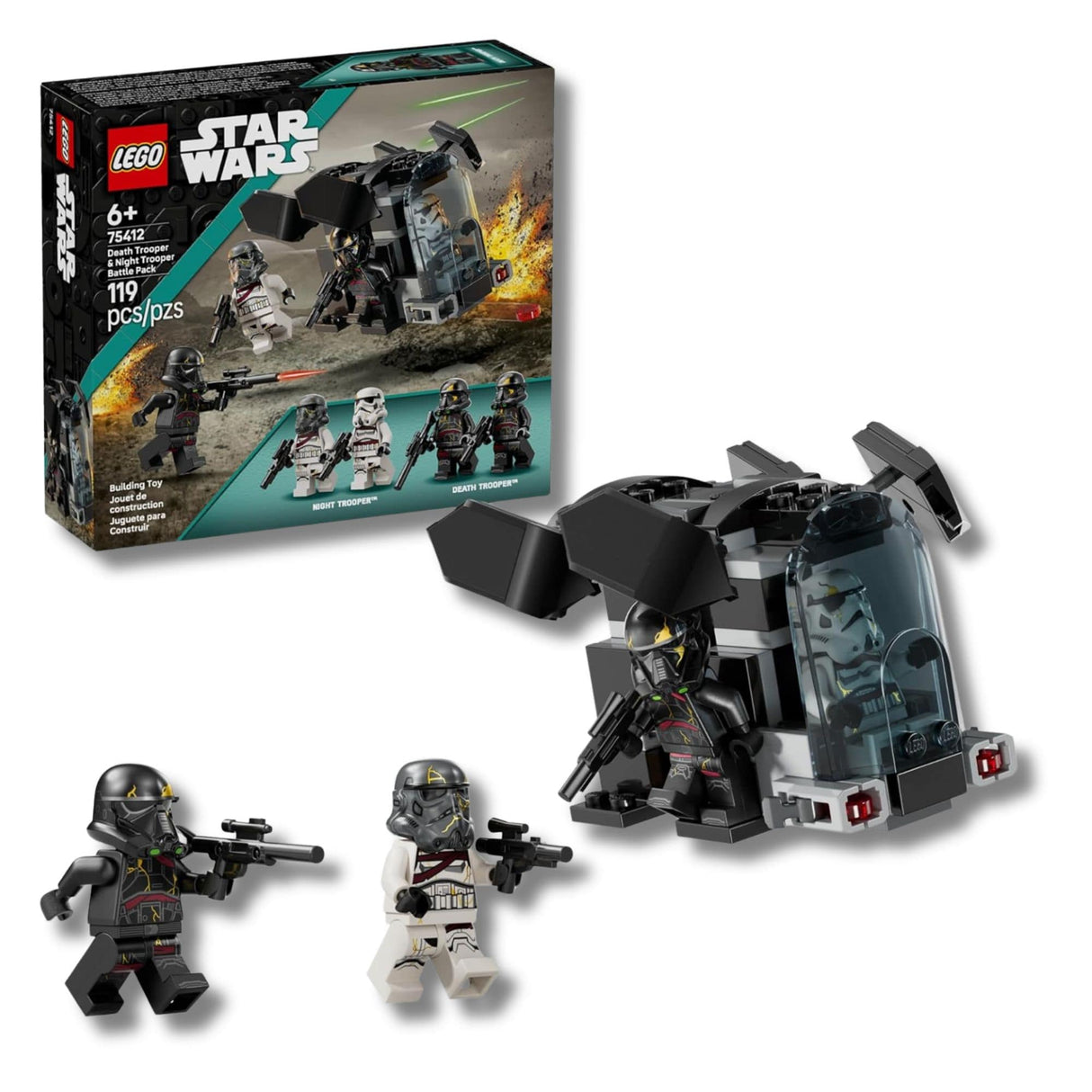 Lego Star Wars - Juego de Bloques Pack de Combate: Soldado de la Muerte y Soldado de la Noche