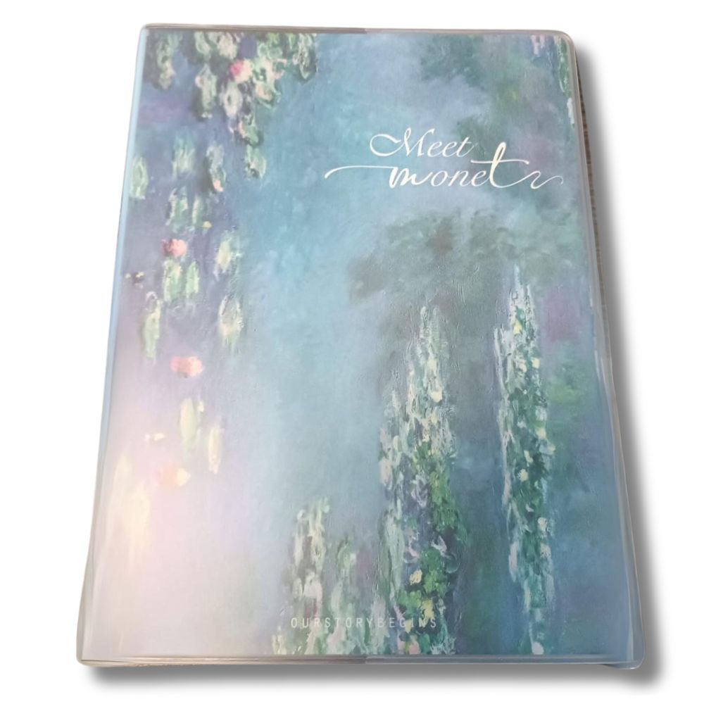 Libreta Monet 80 Hojas con Líneas A5 (Diseño Aleatorio)