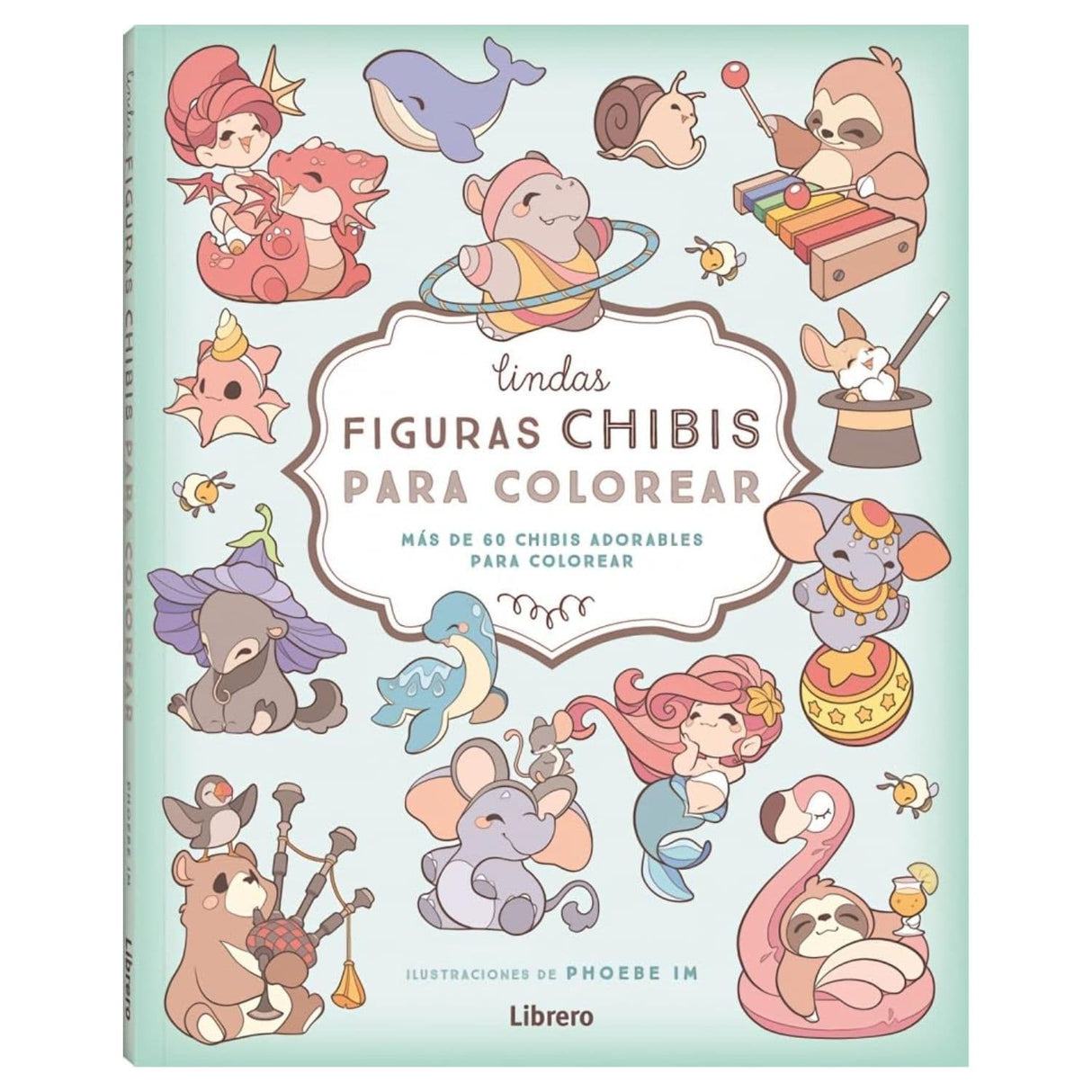 Lindas Figuras Chibi Para Colorear - Phoebe Im