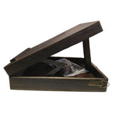 Maletín de Madera con Caballete y Correa 25 x 19 cm