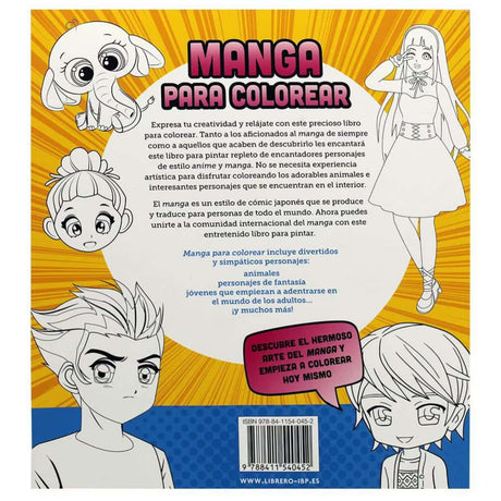 Manga Para Colorear - Varios Autores