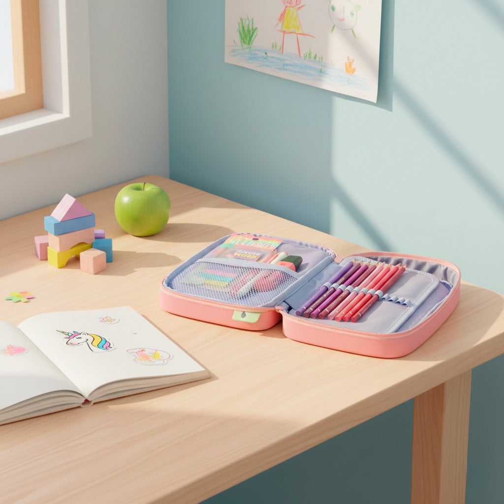 Mooving - Estuche para Lápices Maxi Trend Smiley