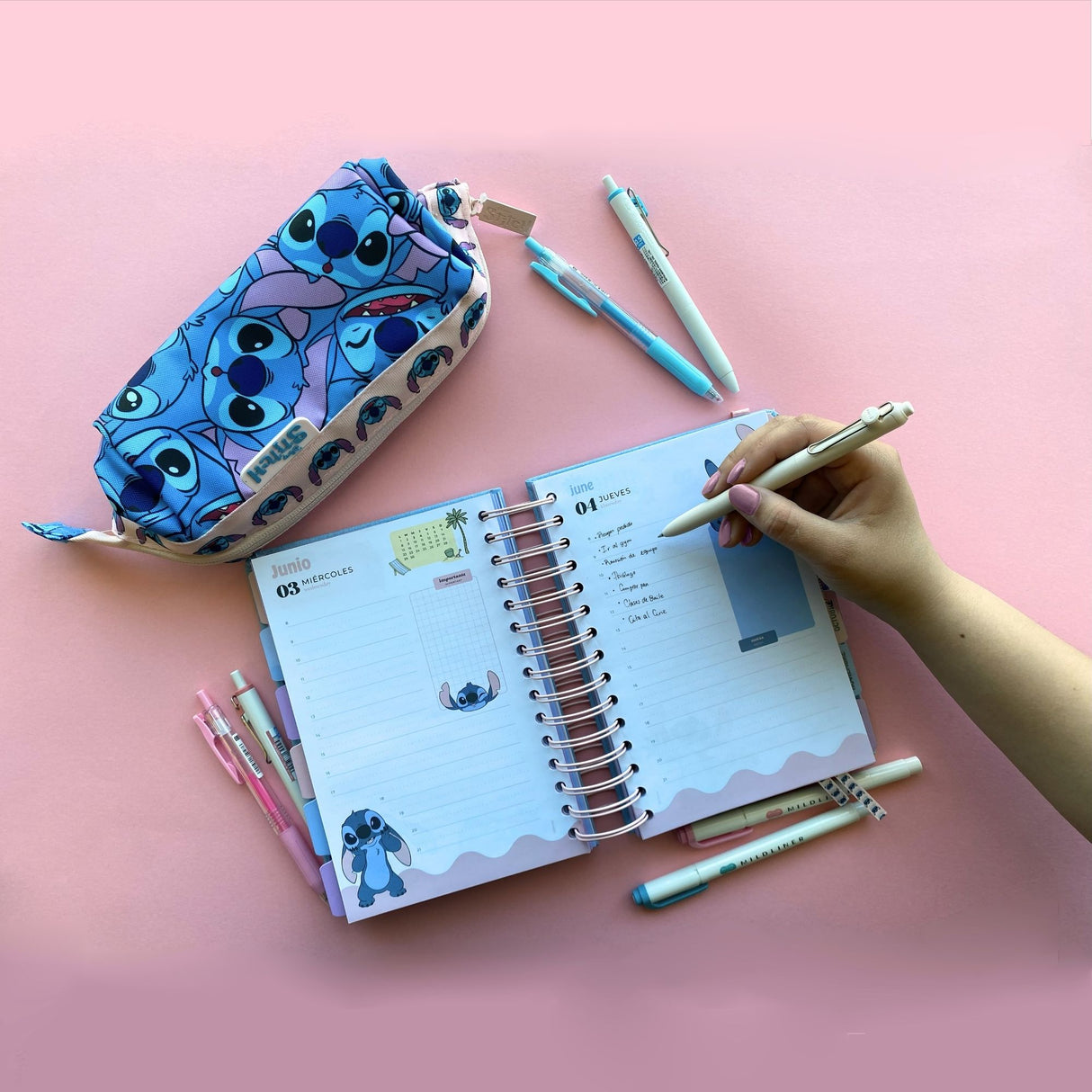 Mooving - Agenda 2026 Diaria Stitch