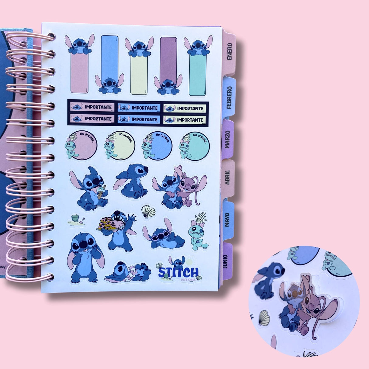 Mooving - Agenda 2026 Diaria Stitch