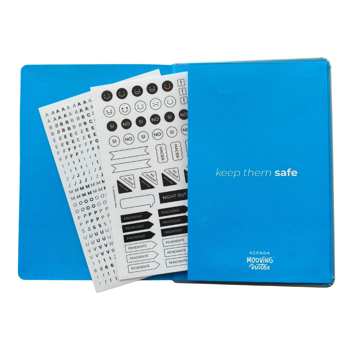 Mooving - Agenda 2026 Semanal Notes  (Diseño Aleatorio)