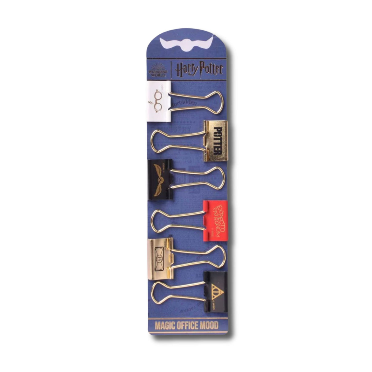 Mooving at Work - Set 6 Binder Clips Harry Potter 25 mm