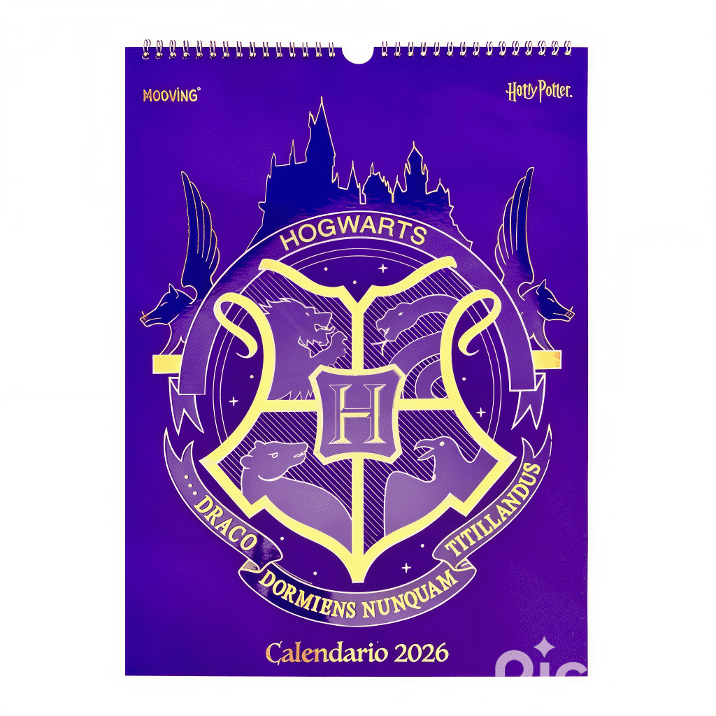 Mooving - Calendario 2026 Harry Potter 40 x 30 cm