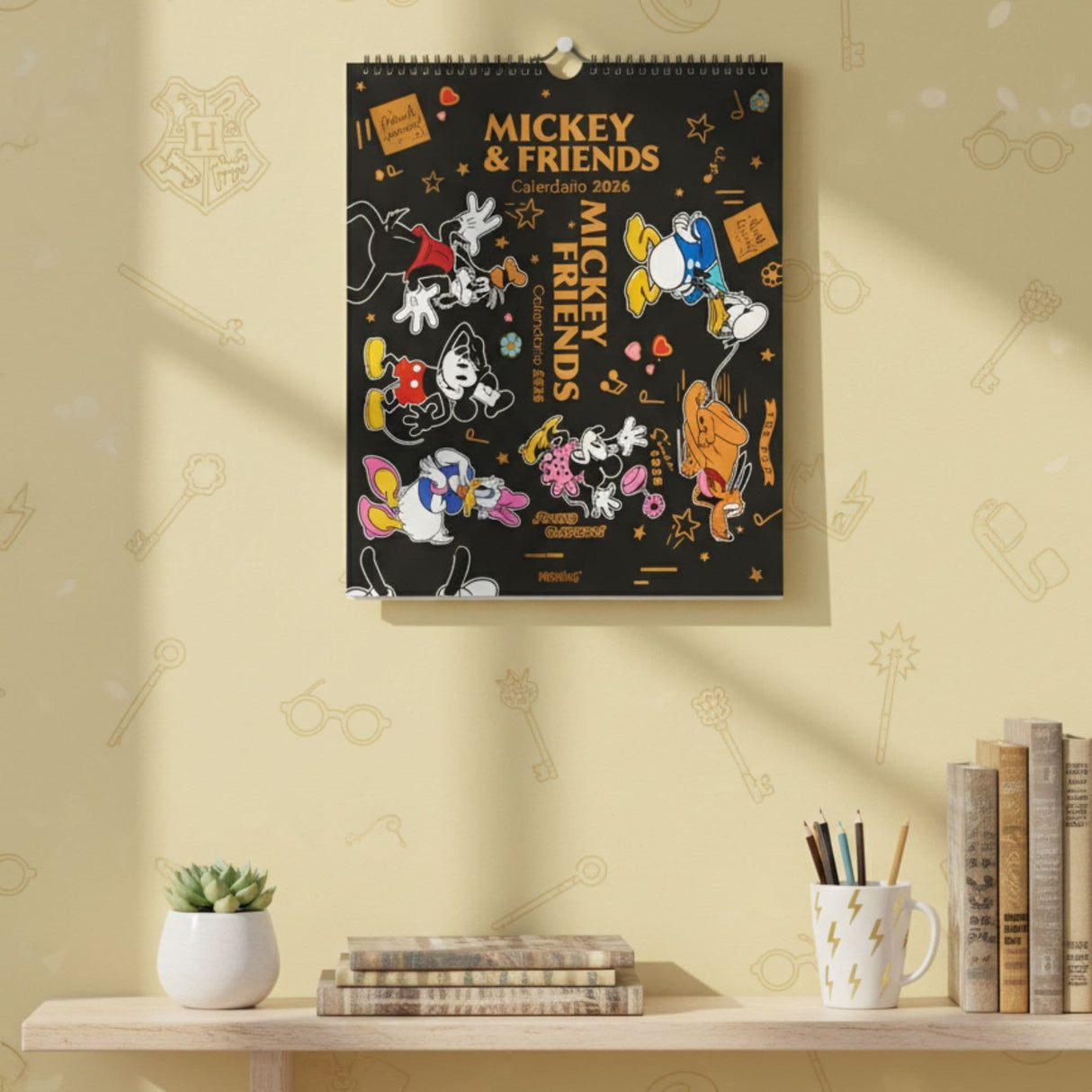 Mooving - Calendario 2026 Mickey & Friends 40 x 30 cm