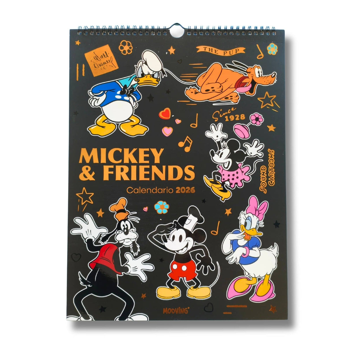 Mooving - Calendario 2026 Mickey & Friends 40 x 30 cm