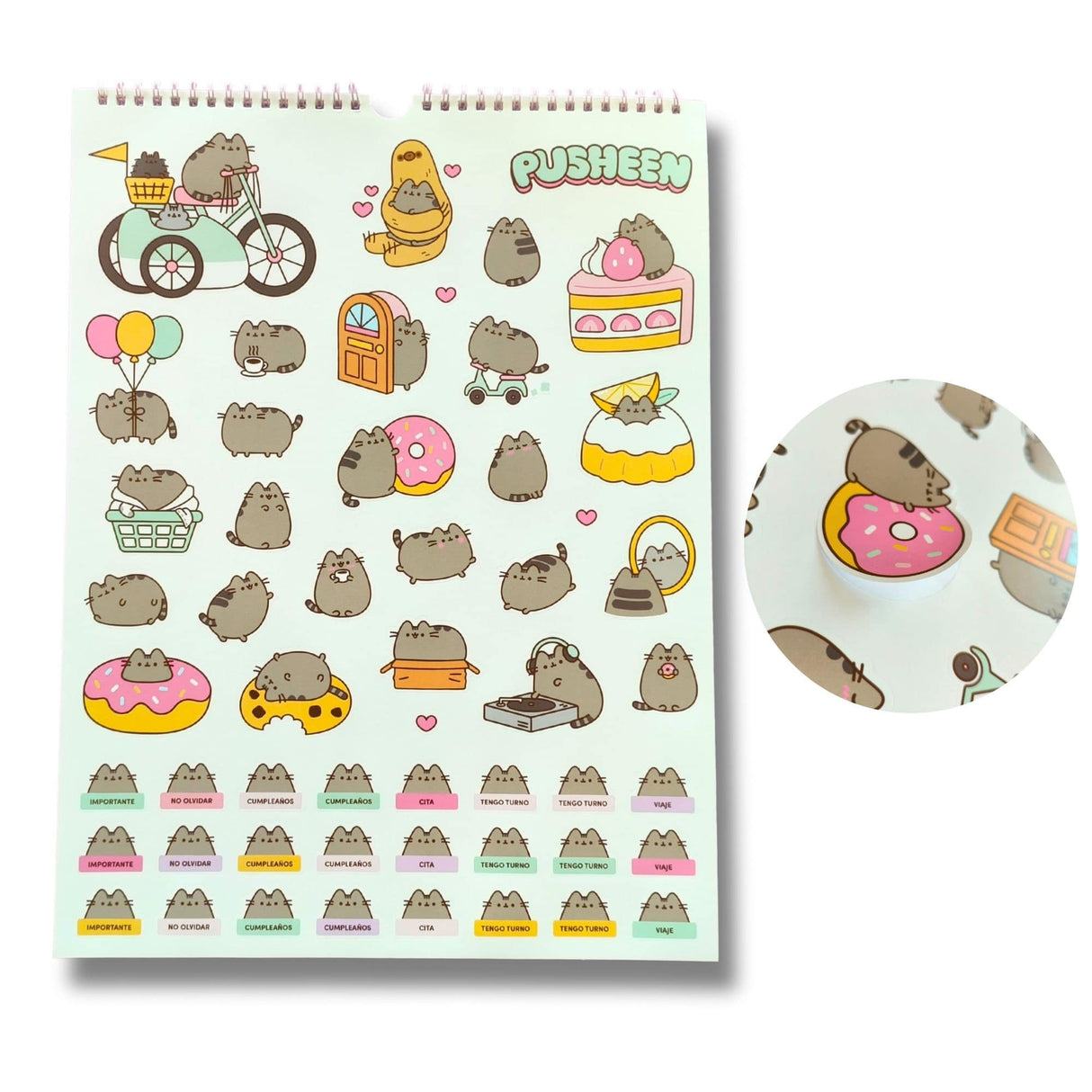Mooving - Calendario 2026 Pusheen 30 x 40 cm