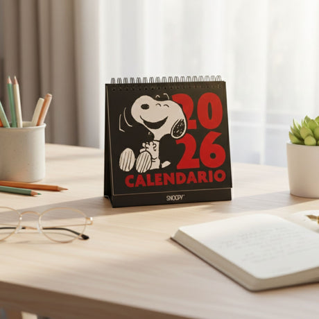Mooving - Calendario 2026 Snoopy Escritorio