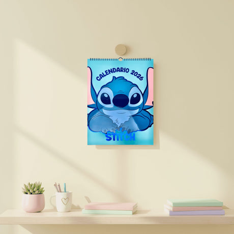 Mooving - Calendario 2026 Stitch 30 x 40 cm