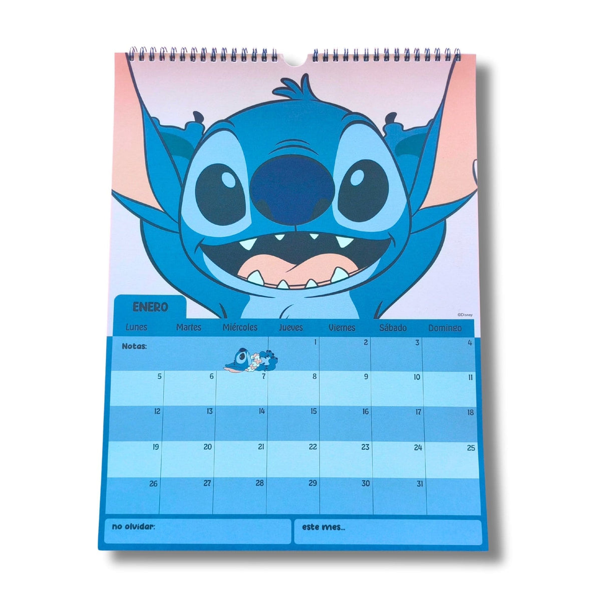 Mooving - Calendario 2026 Stitch 30 x 40 cm