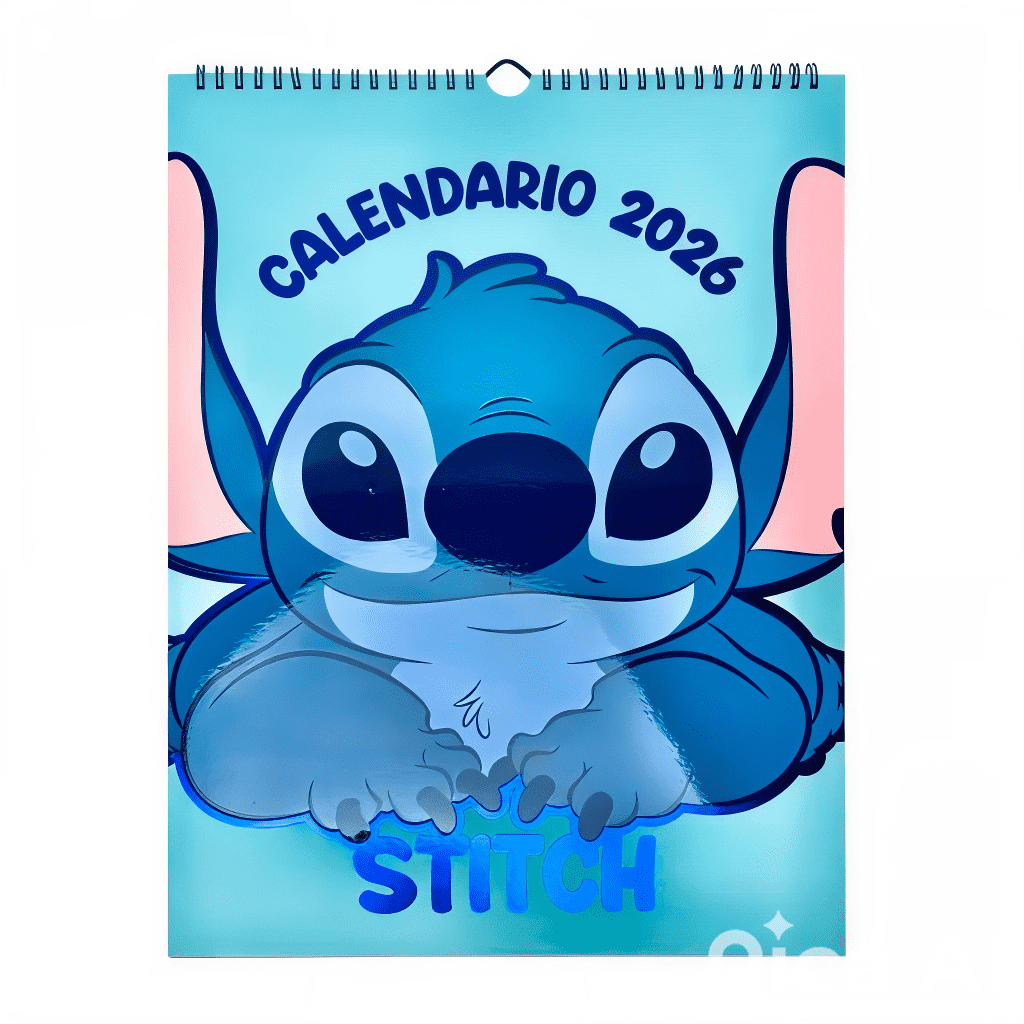 Mooving - Calendario 2026 Stitch 30 x 40 cm