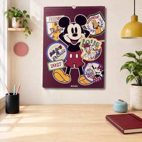 Mooving - Calendario 2027 Mickey & Friends 40 x 30 cm