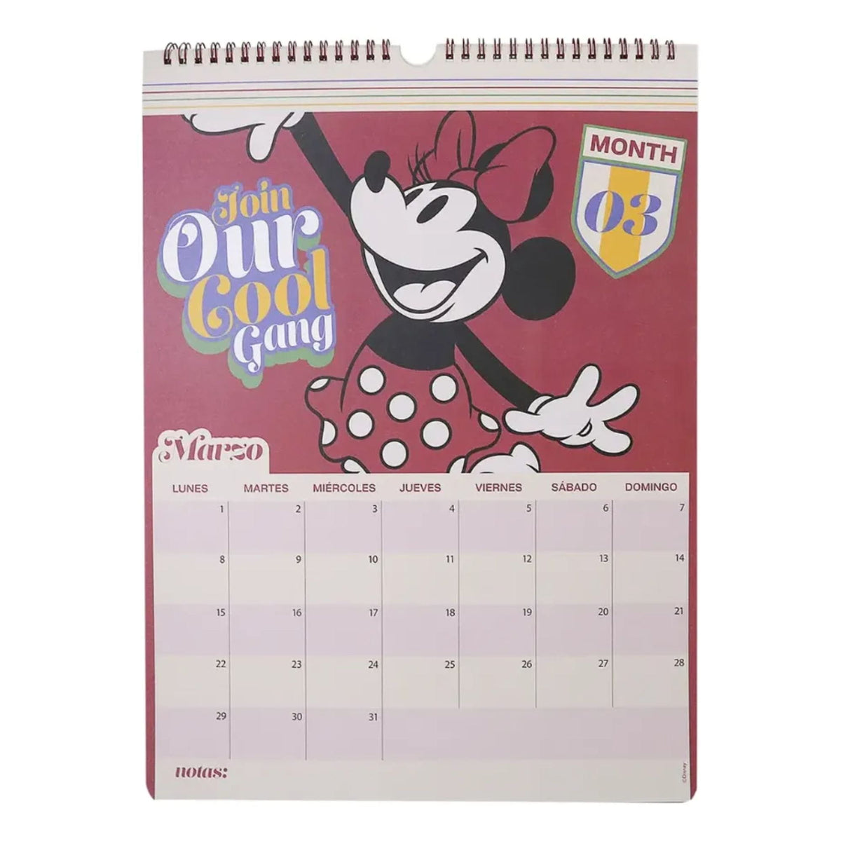 Mooving - Calendario 2027 Mickey & Friends 40 x 30 cm