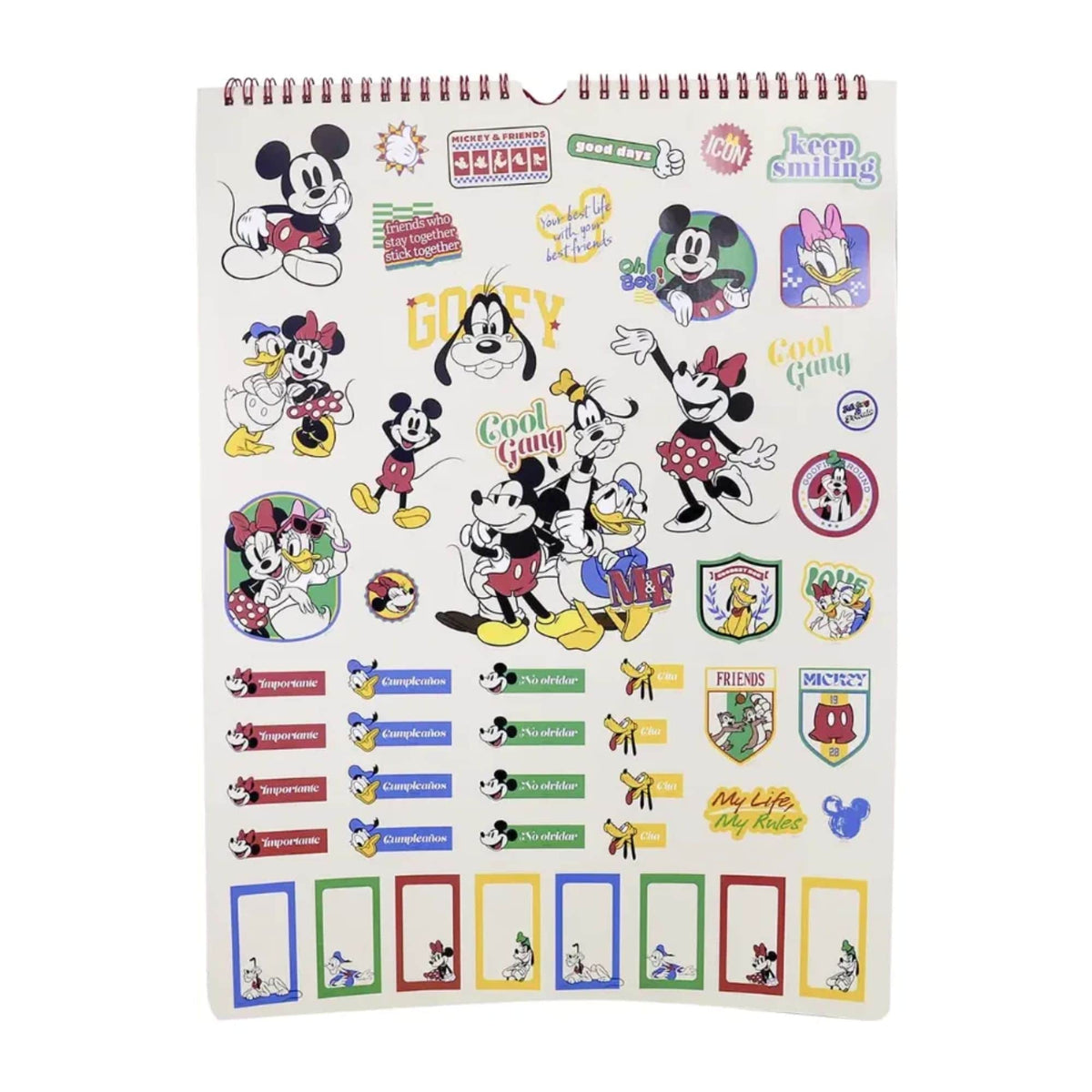 Mooving - Calendario 2027 Mickey & Friends 40 x 30 cm