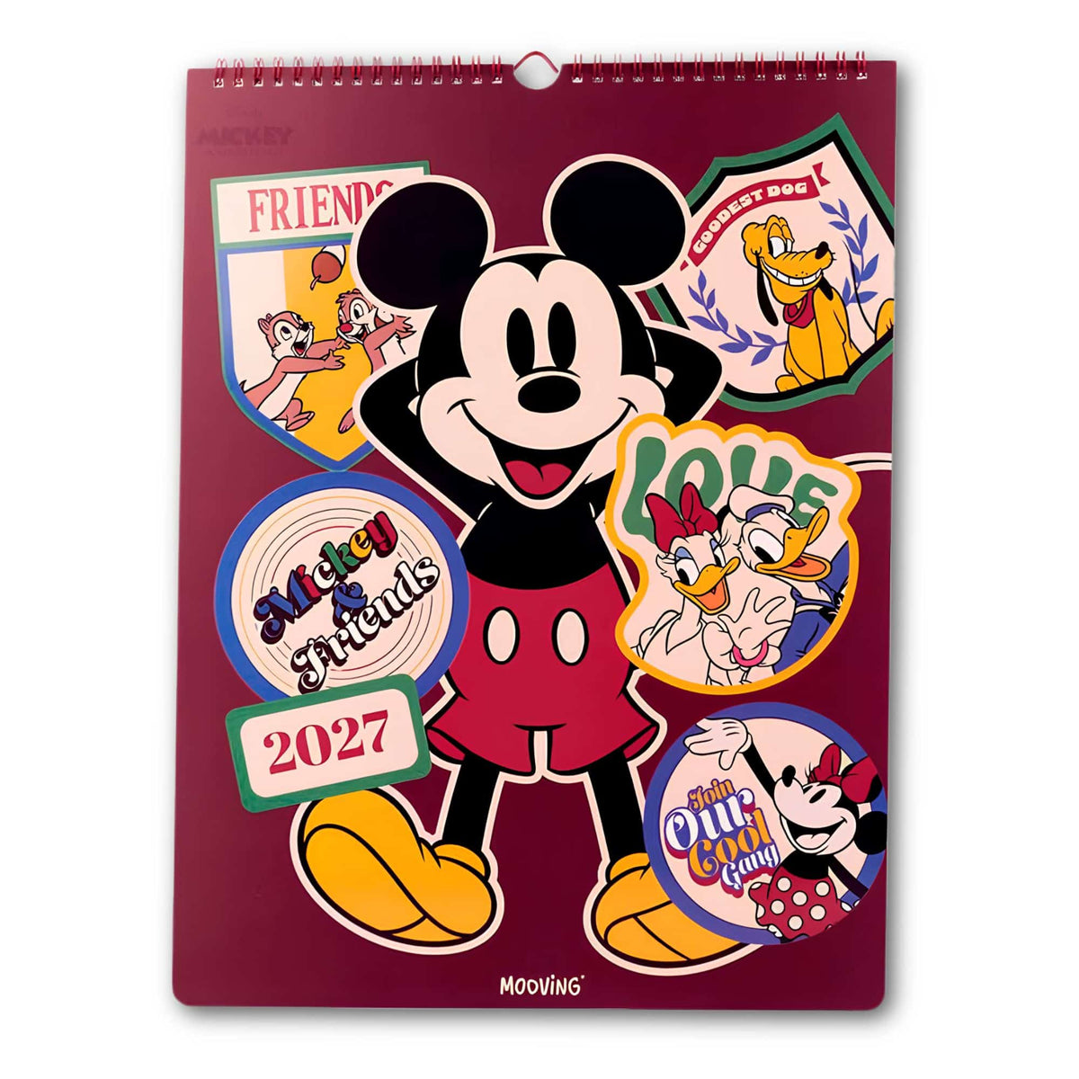 Mooving - Calendario 2027 Mickey & Friends 40 x 30 cm