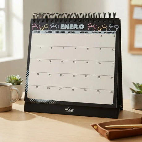 Mooving - Calendario 2027 Mickey & Friends Escritorio