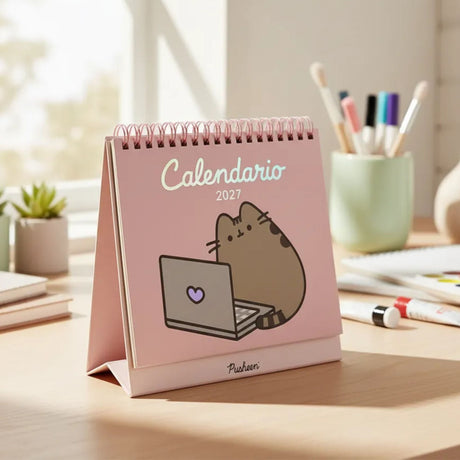 Mooving - Calendario 2027 Pusheen Escritorio