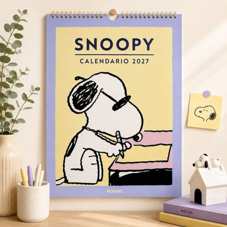 Mooving - Calendario 2027 Snoopy 40 x 30 cm