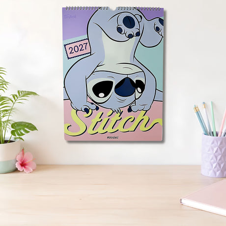 Mooving - Calendario 2027 Stitch 30 x 40 cm