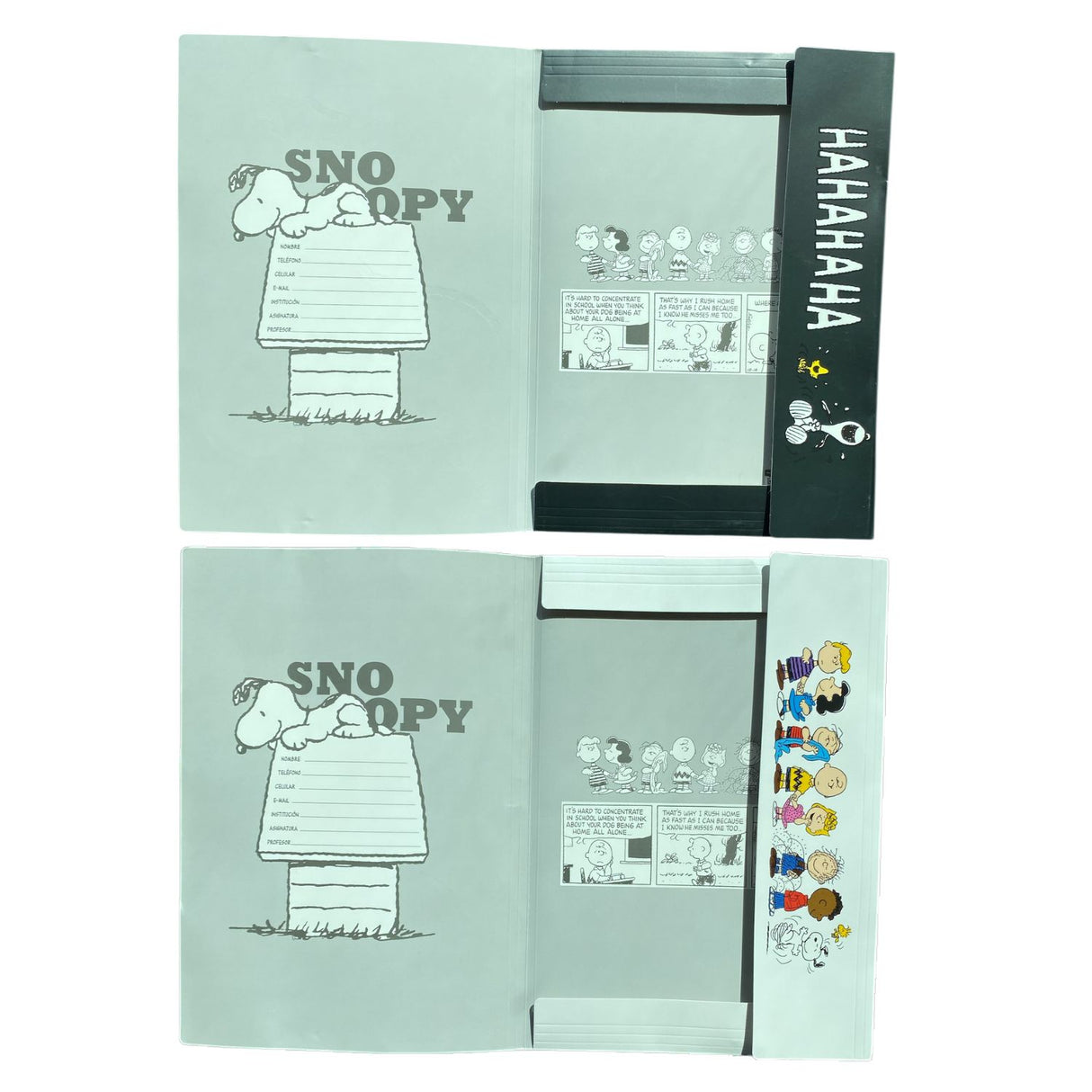 Mooving - Carpeta Oficio 3 Solapas Snoopy