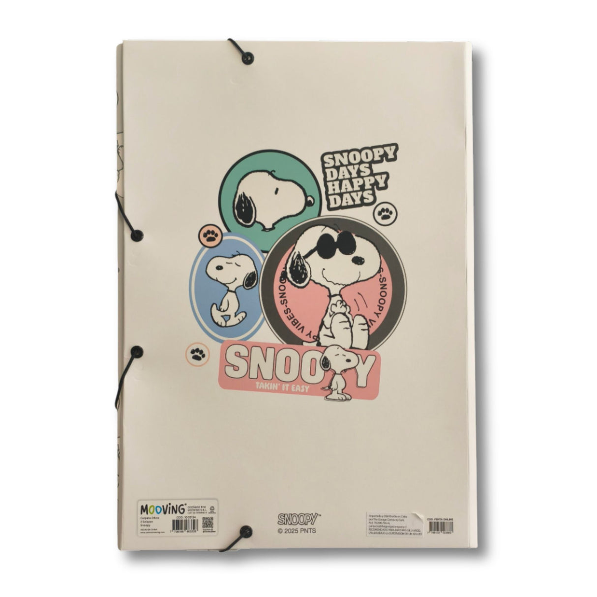 Mooving - Carpeta Oficio 3 Solapas Snoopy