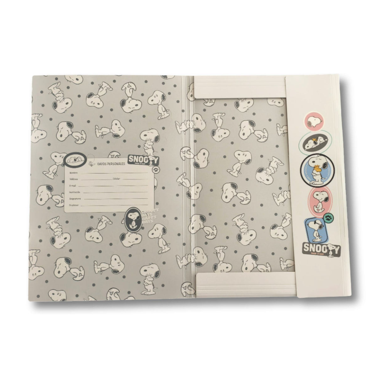 Mooving - Carpeta Oficio 3 Solapas Snoopy