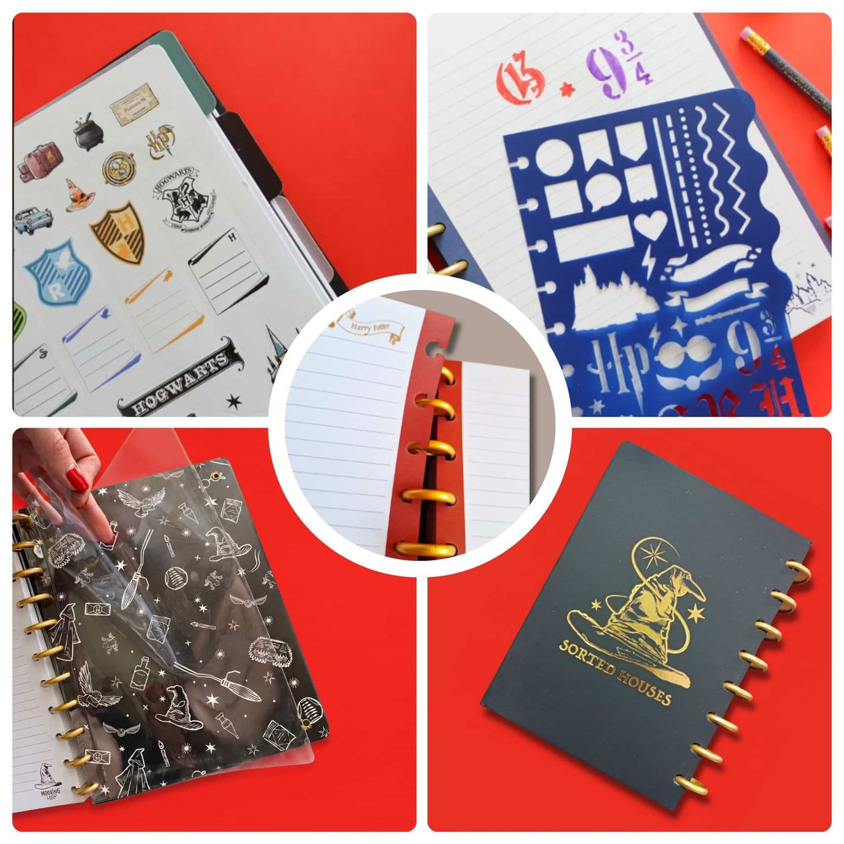 Mooving - Cuaderno de Discos Loop A5 Harry Potter