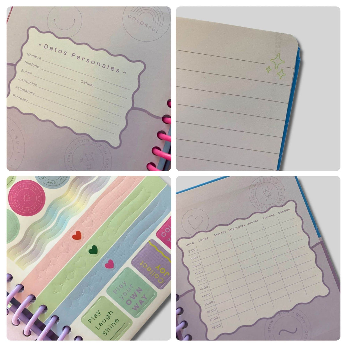 Mooving - Cuaderno Pocket Premium 96 h Pastel