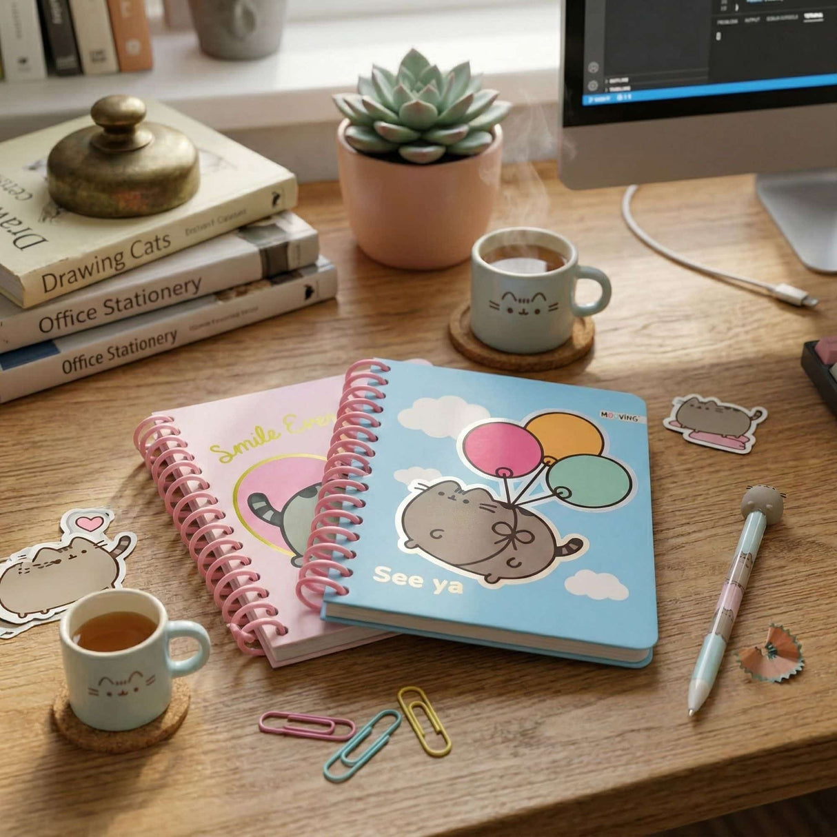 Mooving - Cuaderno Pocket Premium 96 h Pusheen