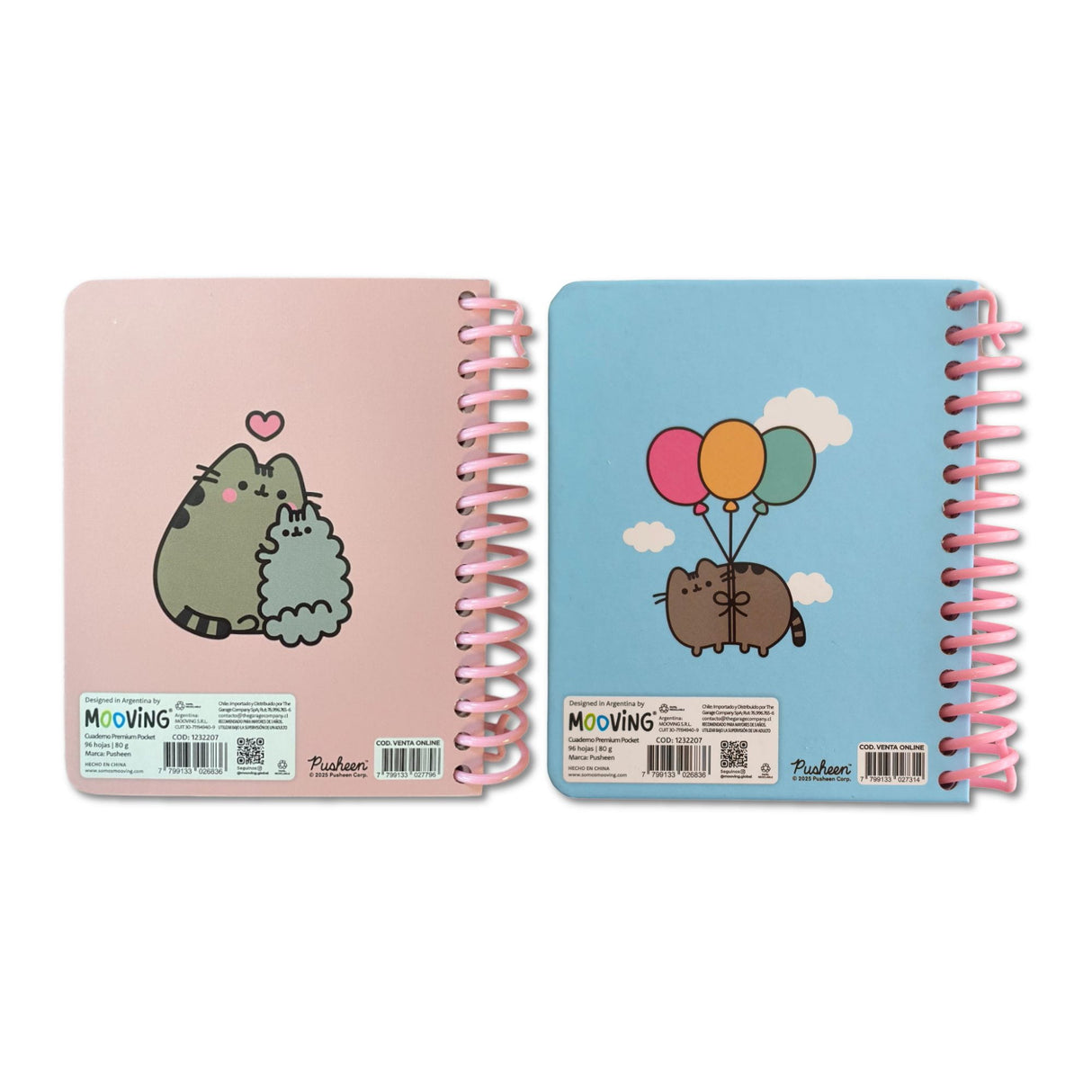 Mooving - Cuaderno Pocket Premium 96 h Pusheen