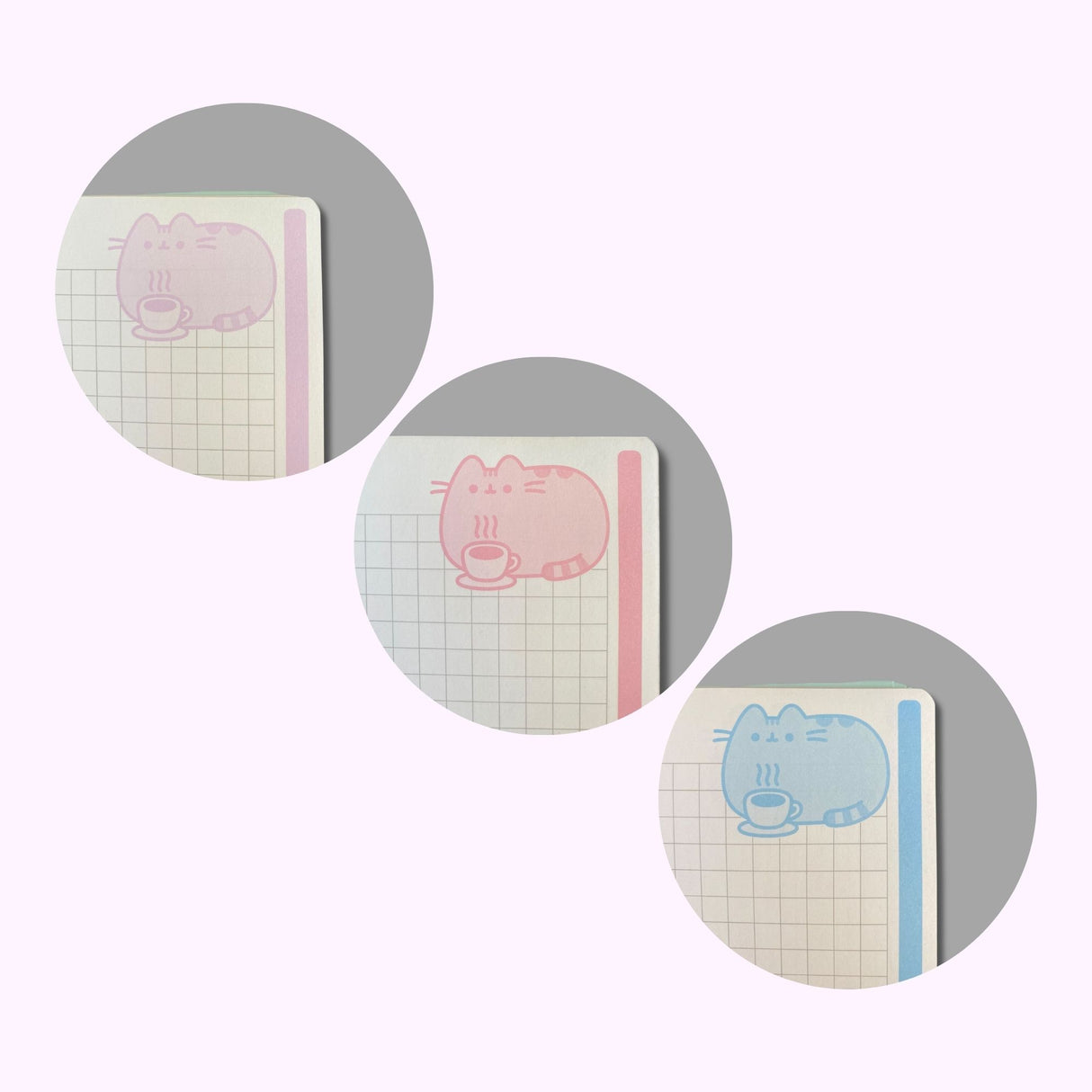Mooving - Cuaderno Triple Carta Papel Premium 80 g Pusheen