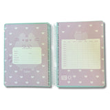 Mooving - Cuaderno Triple Carta Papel Premium 80 g Pusheen
