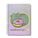 Mooving - Cuaderno Triple Carta Papel Premium 80 g Pusheen