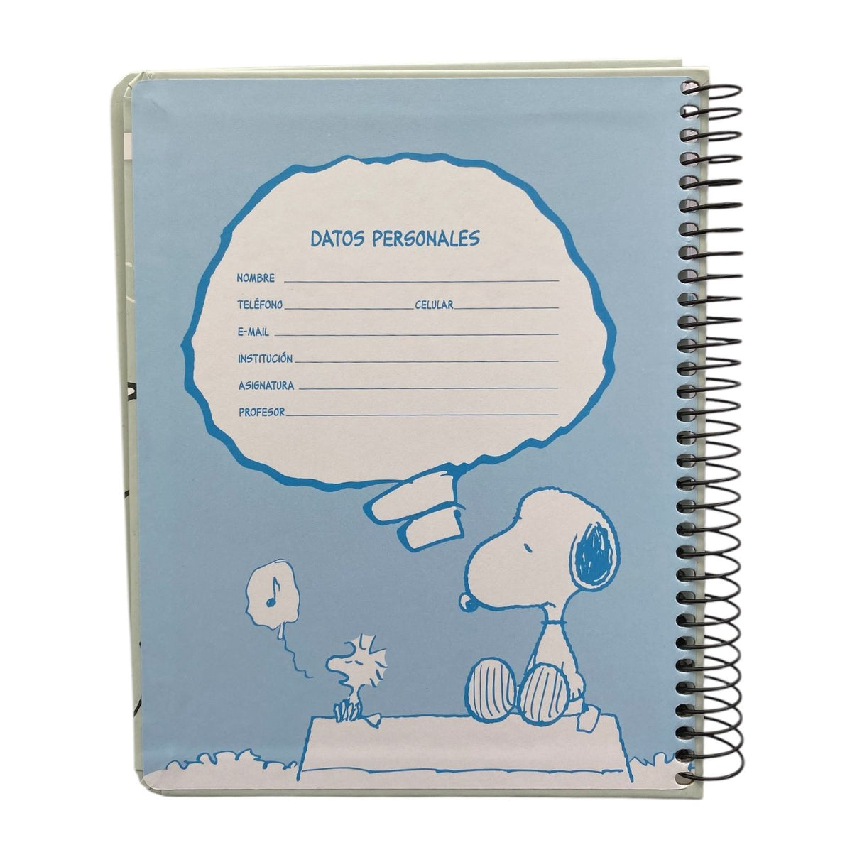 Mooving - Cuaderno Triple Medio Oficio Papel Premium 80 g Snoopy