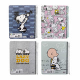 Mooving - Cuaderno Triple Medio Oficio Papel Premium 80 g Snoopy