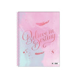 Mooving - Cuaderno Triple Papel Premium Carta Golden Rose Diseño Aleatorio