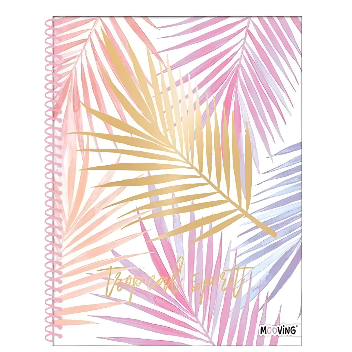 Mooving - Cuaderno Triple Papel Premium Carta Tropical Diseño Aleatorio