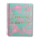 Mooving - Cuaderno Triple Papel Premium Carta Tropical
