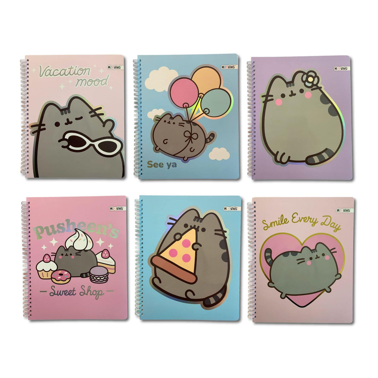 Mooving - Cuaderno Universitario Pusheen 7 mm 100 h