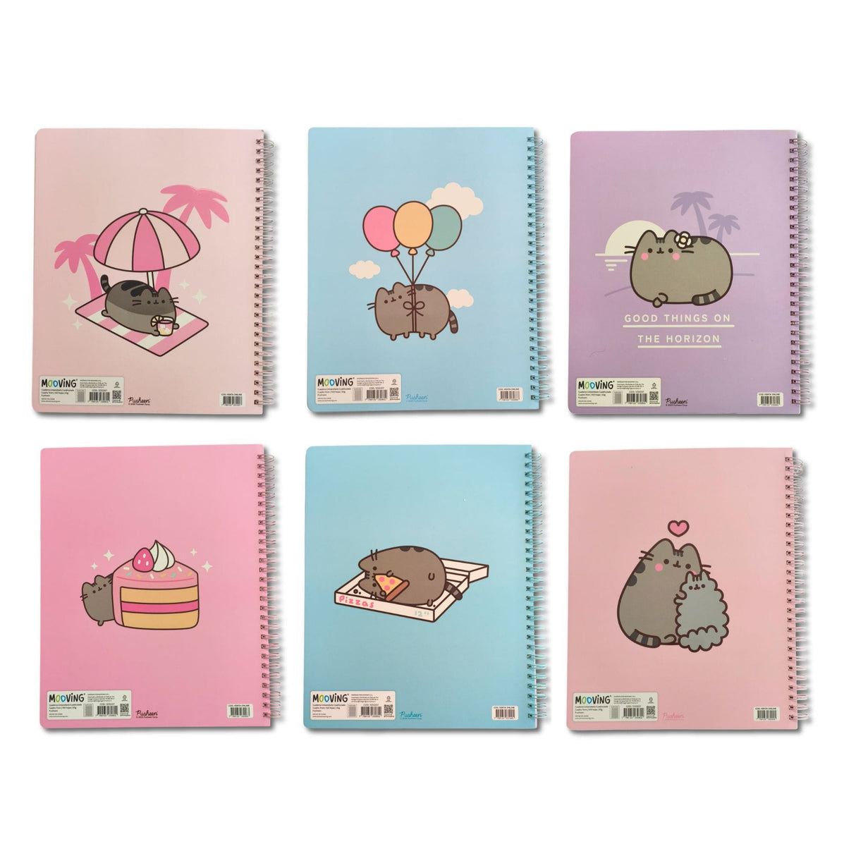 Mooving - Cuaderno Universitario Pusheen 7 mm 100 h