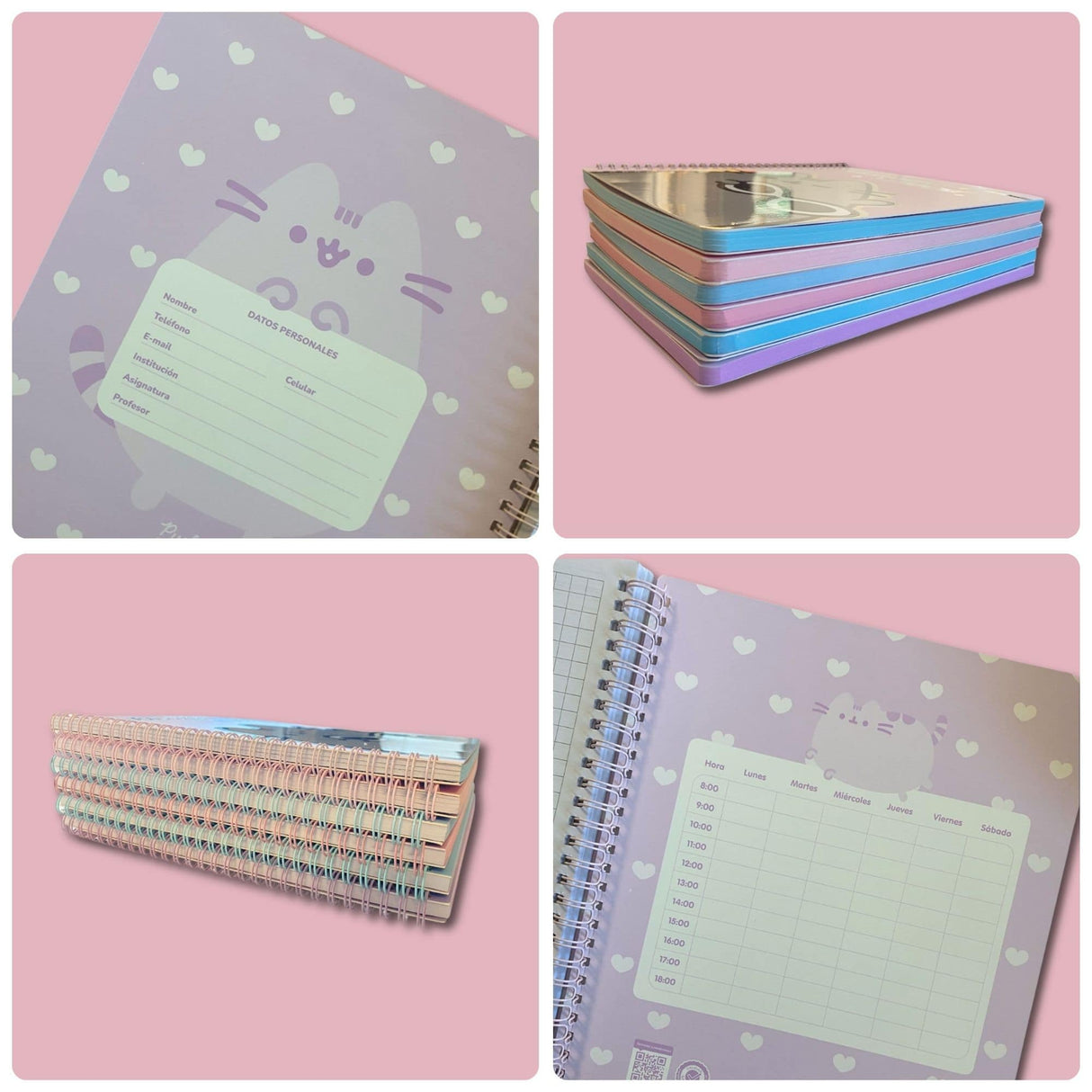 Mooving - Cuaderno Universitario Pusheen 7 mm 100 h