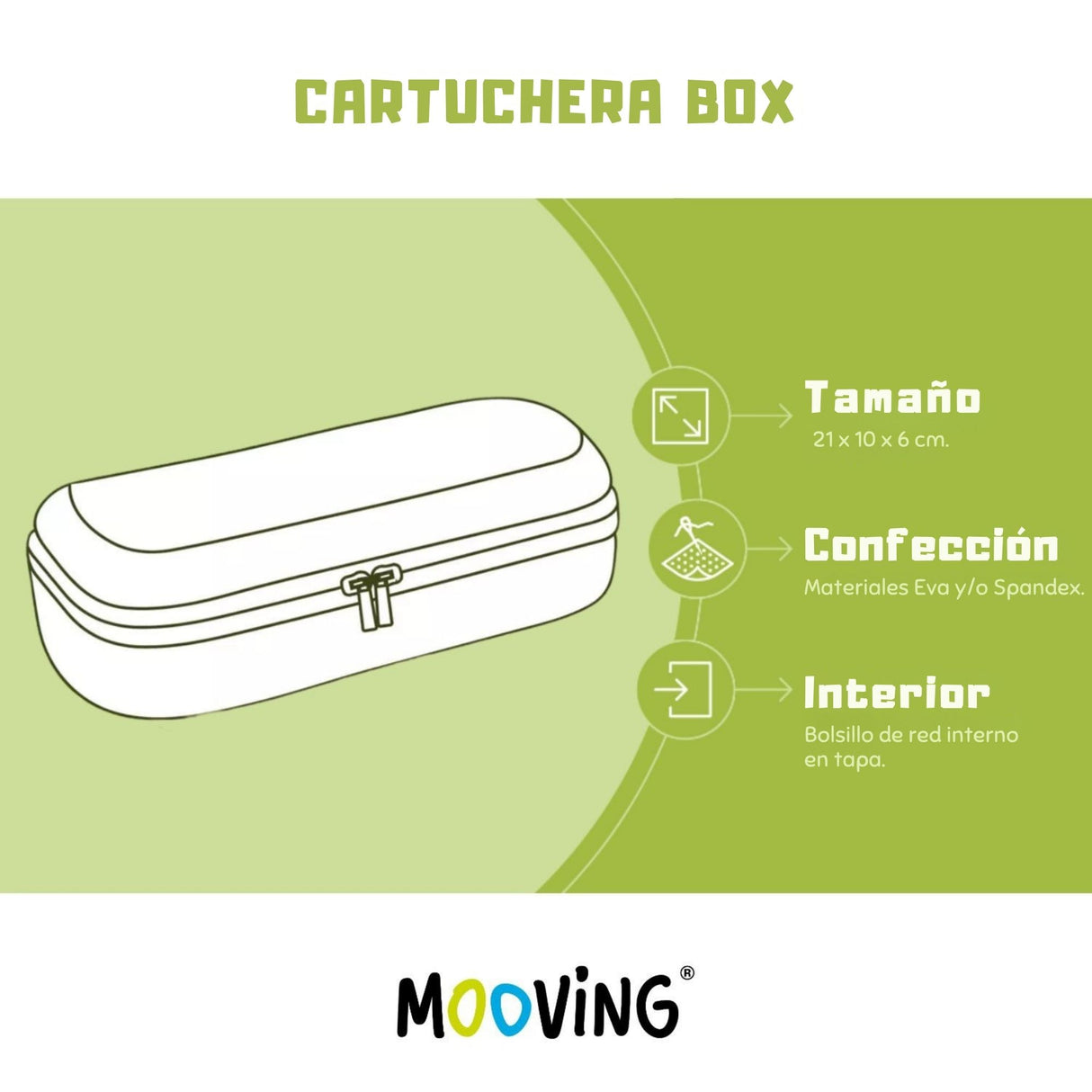 Mooving - Estuche para Lápices Box Mickey