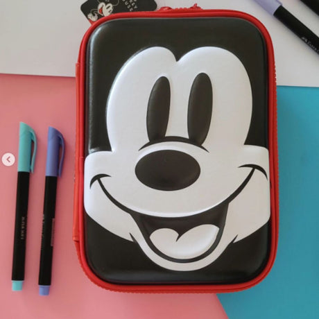 Mooving - Estuche para Lápices Eva Doble Cierre Mickey