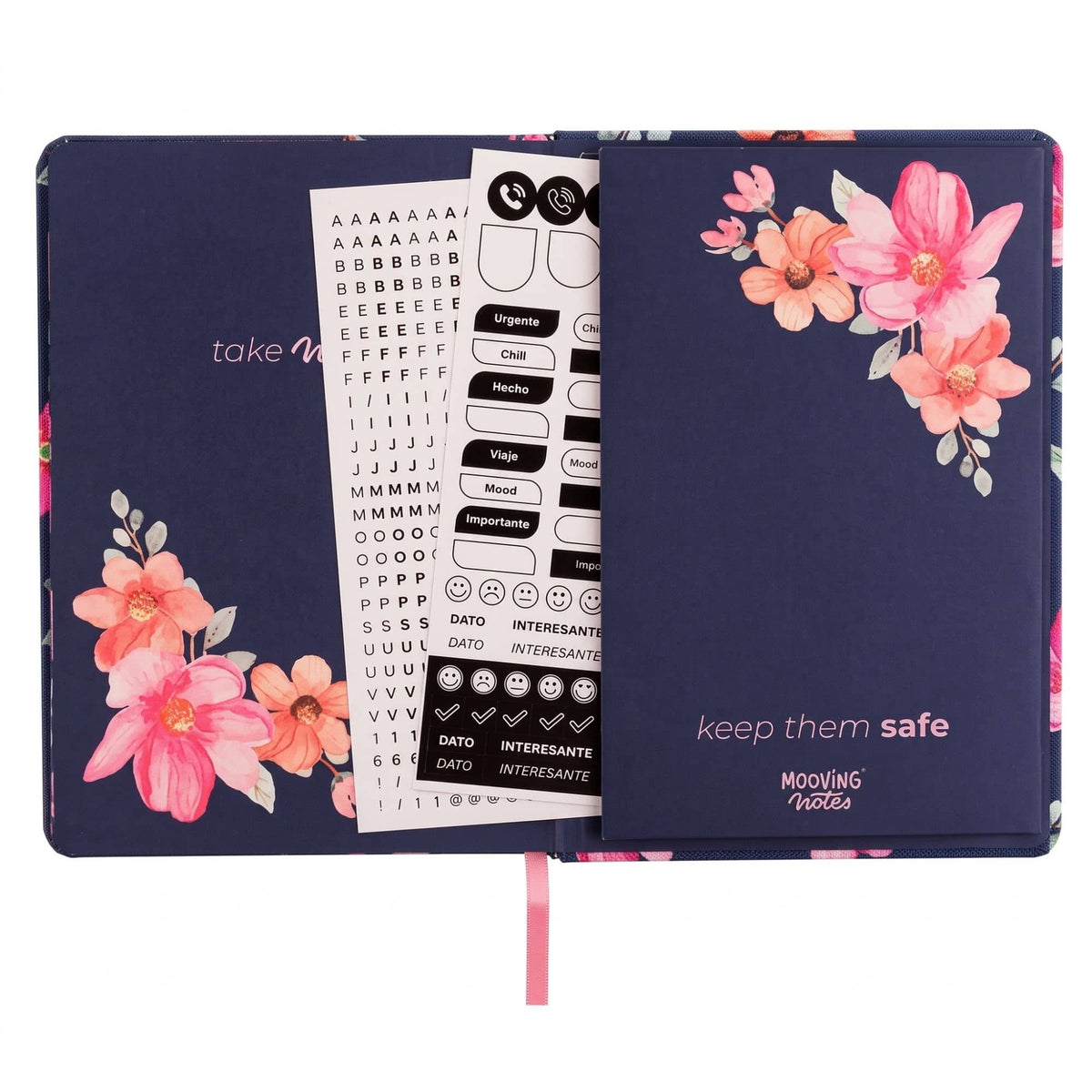 Mooving - Libreta Notes A5 Líneas Garden