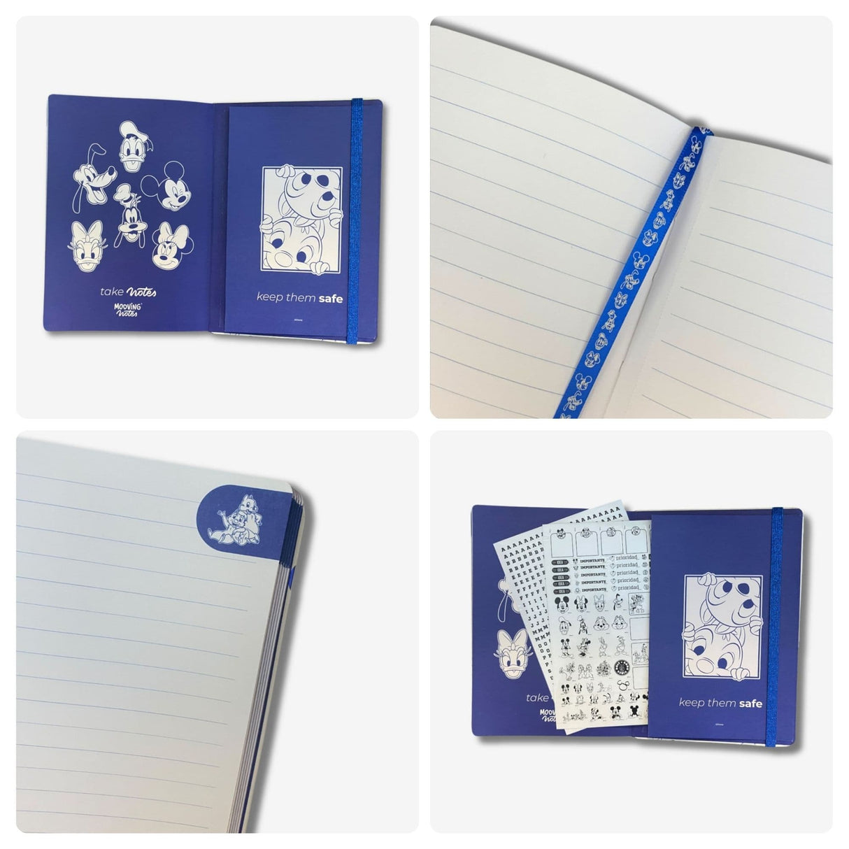 Mooving - Libreta Notes A5 Líneas Mickey & Friends