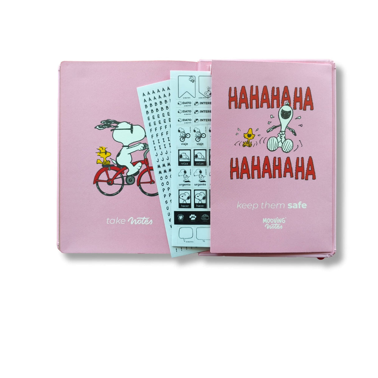 Mooving - Libreta Notes A5 Líneas Snoopy