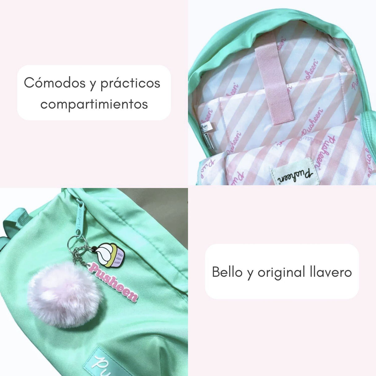 Mooving - Mochila Pusheen Aqua